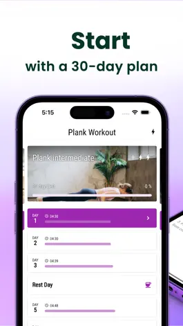 Game screenshot Plank Workout at Home apk