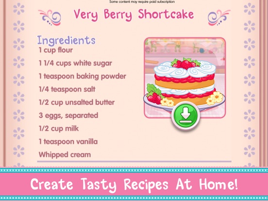 Strawberry Shortcake Bake Shop iPad app afbeelding 8