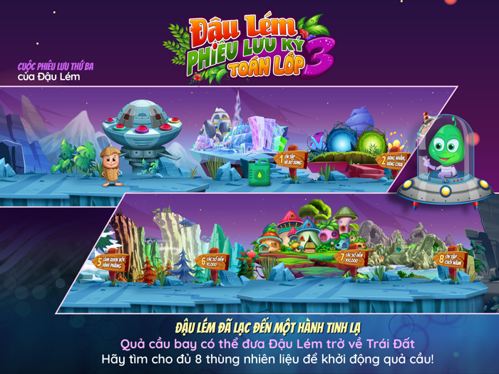 Đậu Lém Phiêu lưu ký - Toán 3