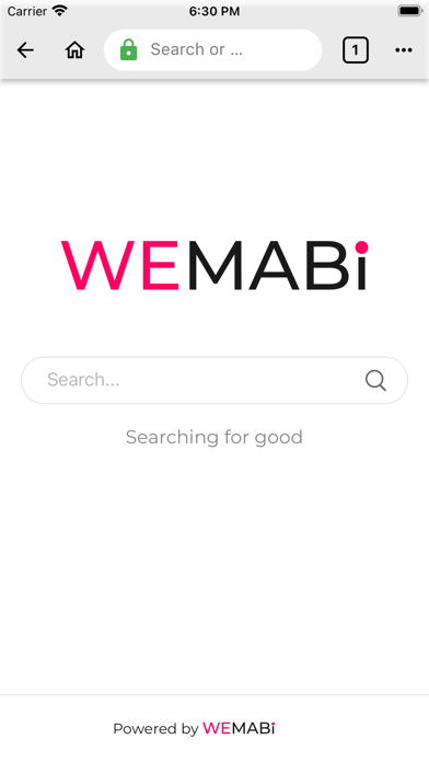 Wemabi browser Screenshot