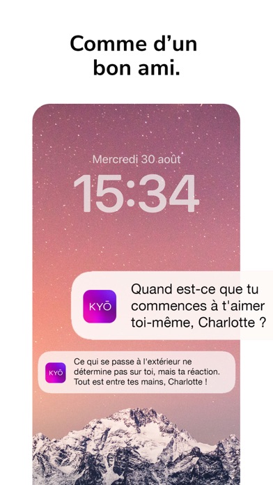 Screenshot #3 pour KYO. Éclat d'inspiration.