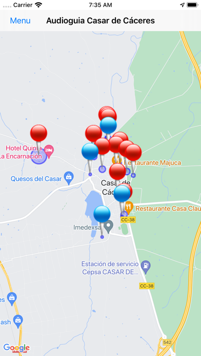 Audioguia Casar de Cáceres Screenshot