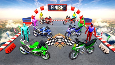Superhero Bike Racing Games Screenshot