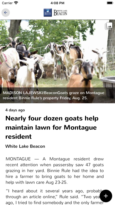 White Lake Beacon eEdition Screenshot