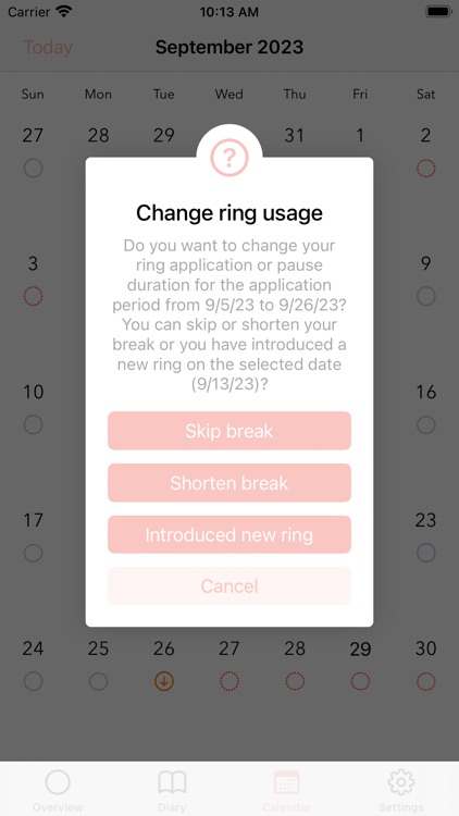 MyRing - contraceptive ring screenshot-4