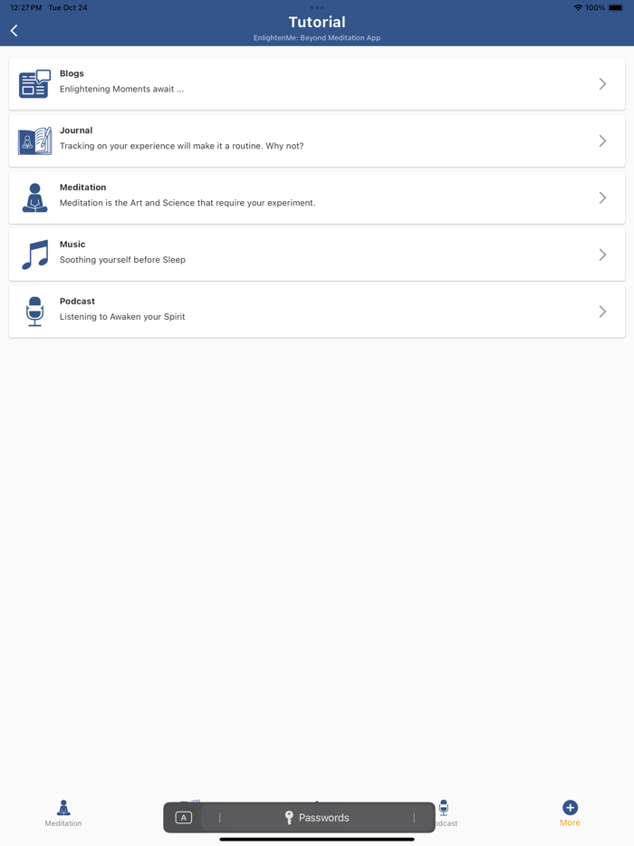 EnlightenMe - Meditation App