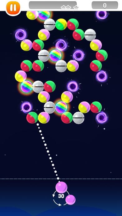 Flying Bubbles Pop! Screenshot