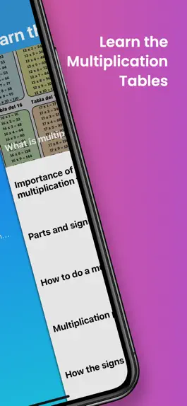 Game screenshot Learn the multiplication table apk