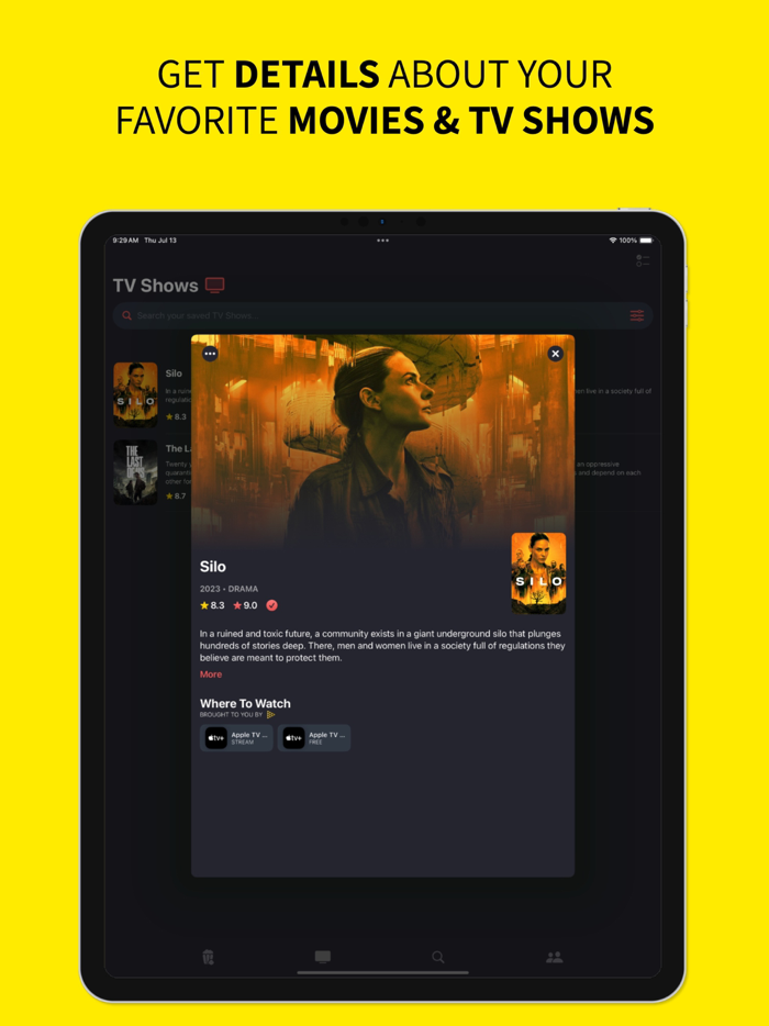 Watchlist Movie and TV Shows