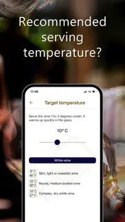 wine temperatures iphone screenshot 3