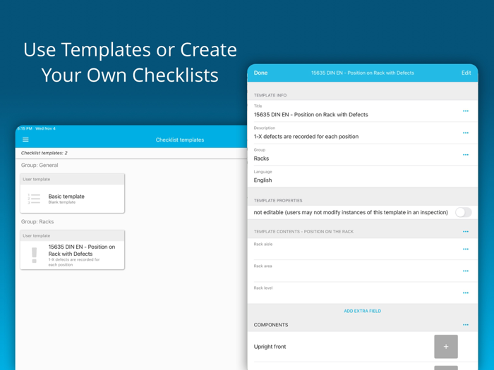 Rack Inspection DIN EN 15635