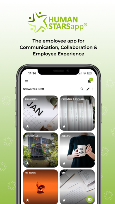 HUMANSTARS Community App Screenshot