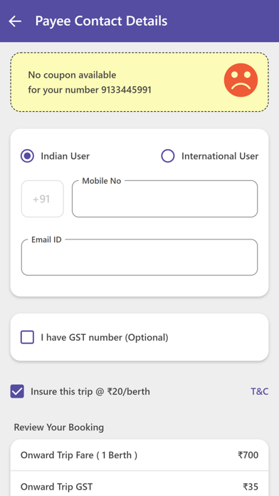 Rishabh Travels Screenshot