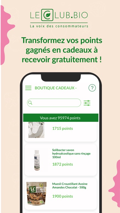 Le Club Bio : cashback bio ! Screenshot