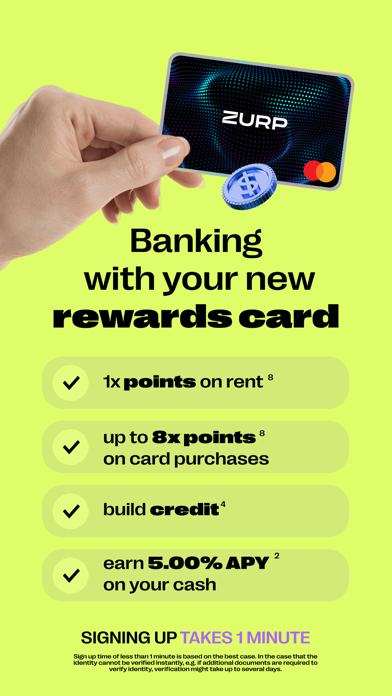 Zurp: Build Credit Get Rewards Screenshot