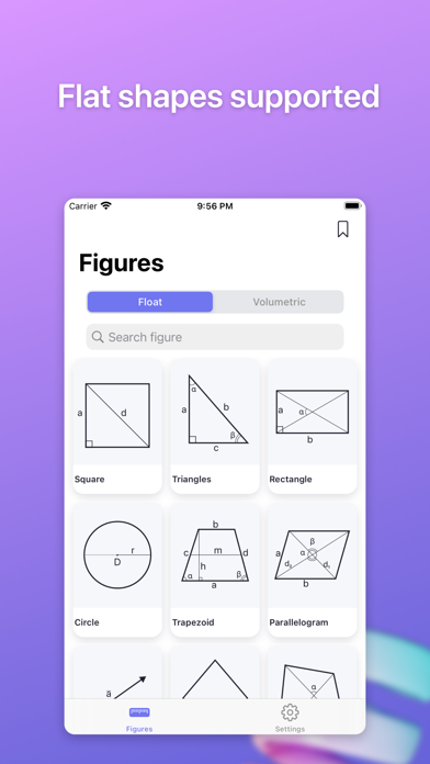 Geometry Solver: Calculator Screenshot