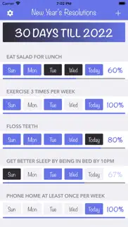 How to cancel & delete new years resolutions tracker 1