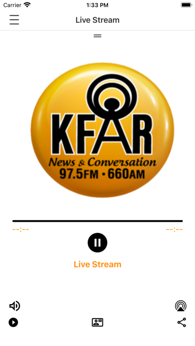 KFAR-Radio 660 AM 97.5 FM Screenshot