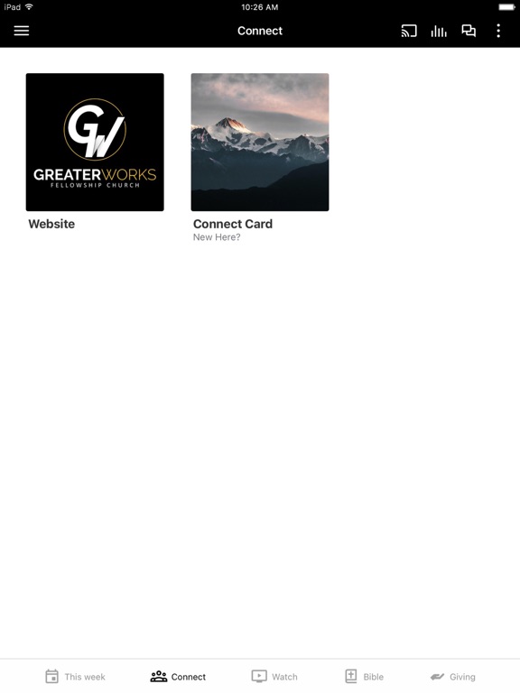 Greater Works Fellowship iPad screenshot 2 - Education app