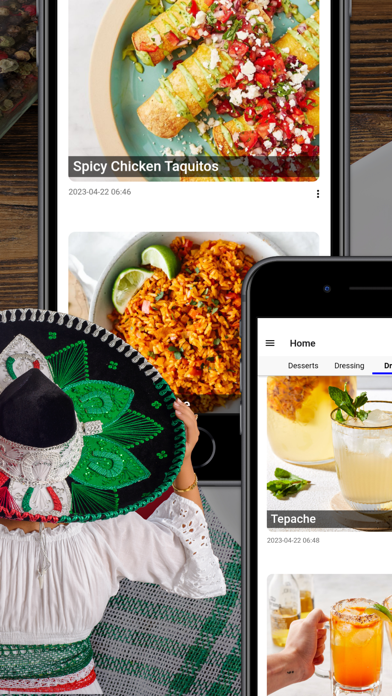 Mexican Recipes & Cooking App Screenshot