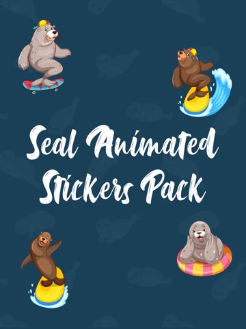 Seal Animated Stickers Packのおすすめ画像1