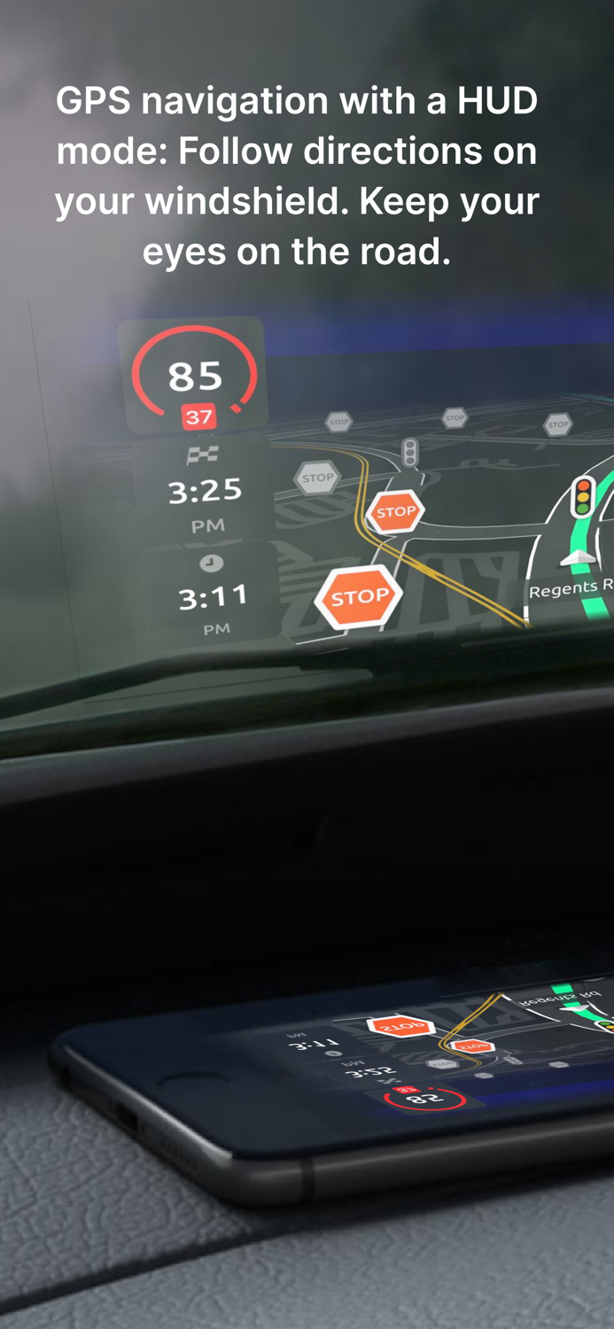 Hudway Go Navigation with HUD