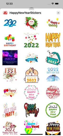 Game screenshot Happy New Year - Cool Stickers hack