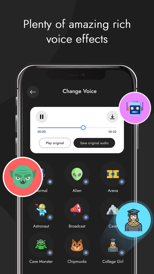 #5. AI Funny Voice Changer (iOS) Podle: Phawk Infotech LLP
