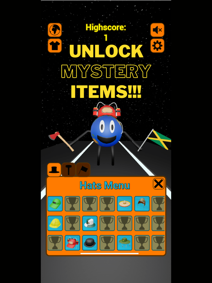 World Runner Flags and Capitals