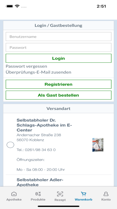 Dr. Schlags Apotheke Screenshot