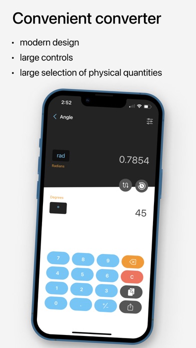 Units converter professional Screenshot