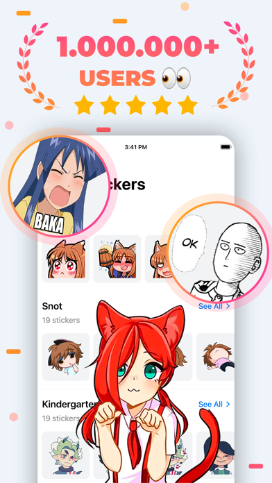 Screenshot #3 pour Anime Stickers - Sticker Maker