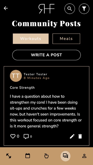 Rachel Homer Fitness & Recipes Screenshot