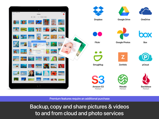 PhotoSync – transfer photos iPad app afbeelding 4