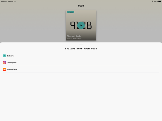 9128 iPad screenshot 3 - Music app
