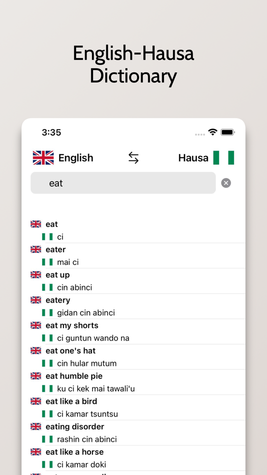 #1. Hausa-English Dictionary (iOS) Podle: FB PUBLISHING LLC