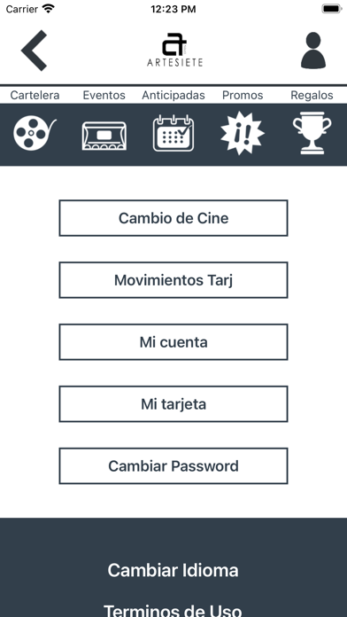 Artesiete Cines Screenshot