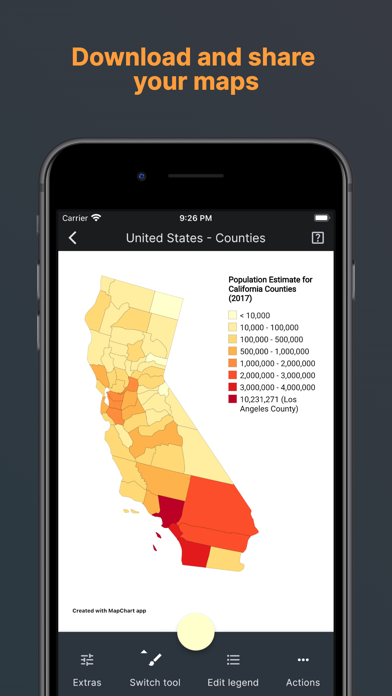 MapChart App Screenshot