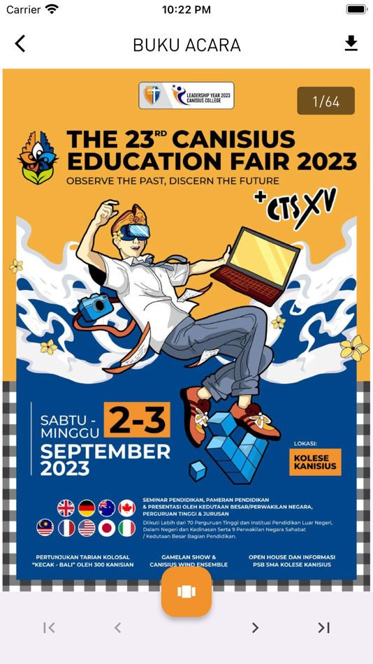 #8. Canisius Edufair 2023 (iOS) Podle: Hansel Susanto