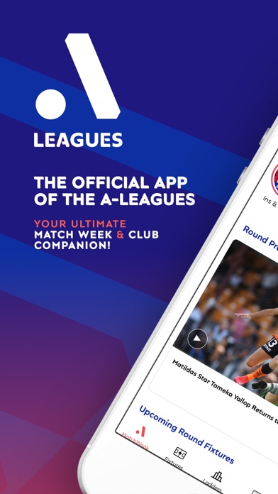 A-Leagues & Clubs Official App Screenshot