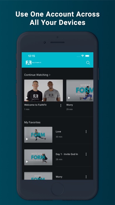 FaithFit - Devotional Workouts Screenshot