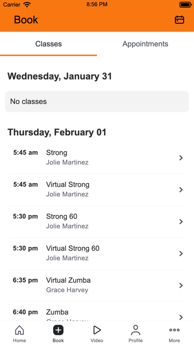 One Spark Fitness Screenshot