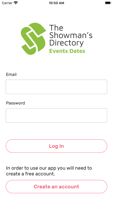 Showman's Directory Screenshot