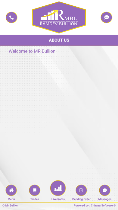 MR Bullion Screenshot