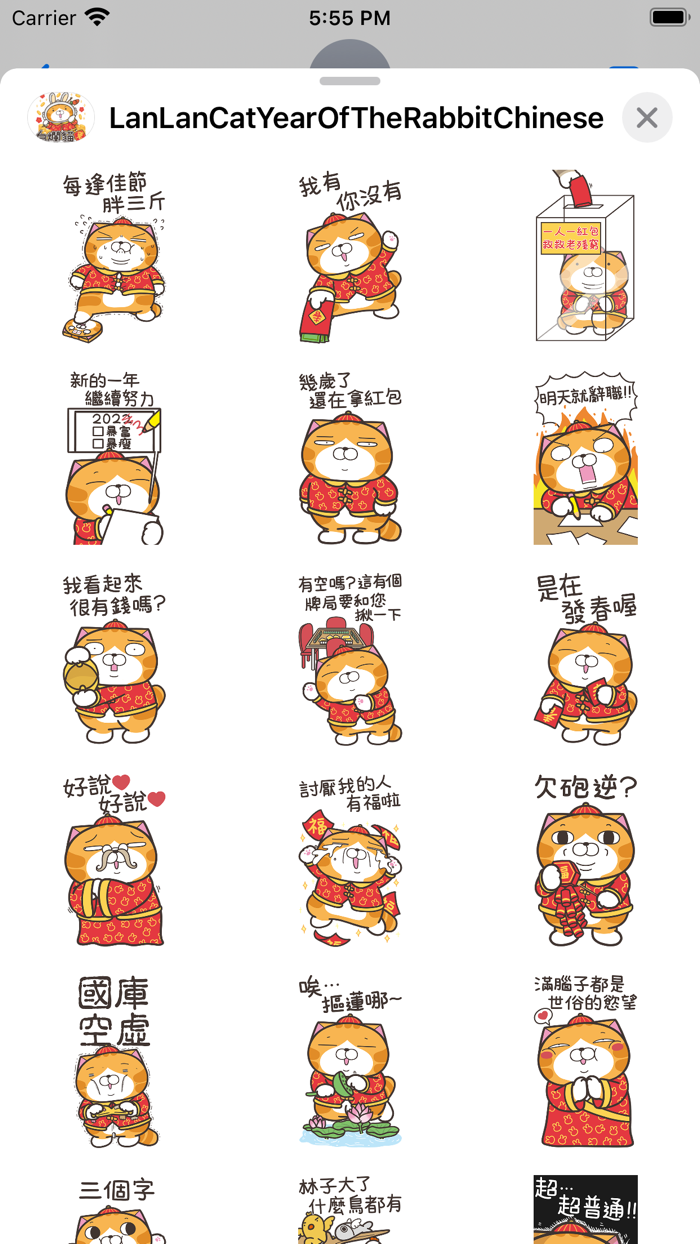 白爛貓新年篇 賀兔年