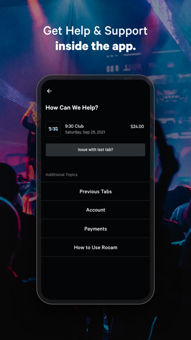 Rooam: Pay From Your Phone Screenshot