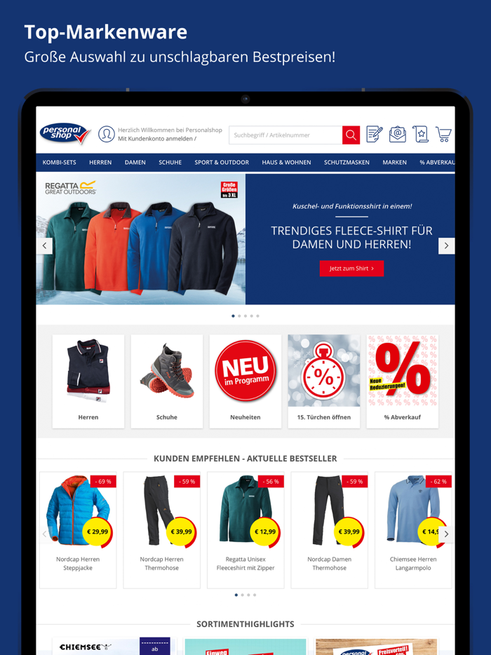 Personalshop Schweiz