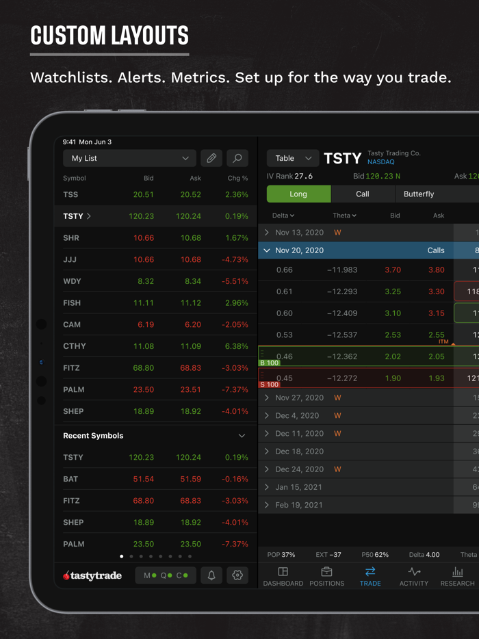 tastytrade Invest and Trade