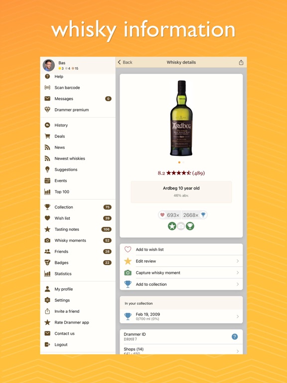 Drammer whisky appのおすすめ画像1