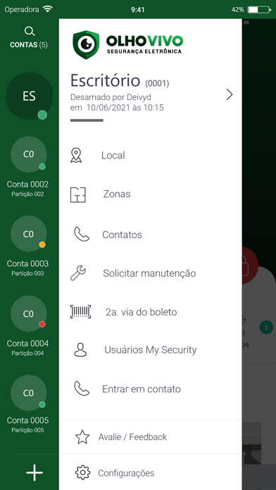 Olho Vivo Seguranca Screenshot